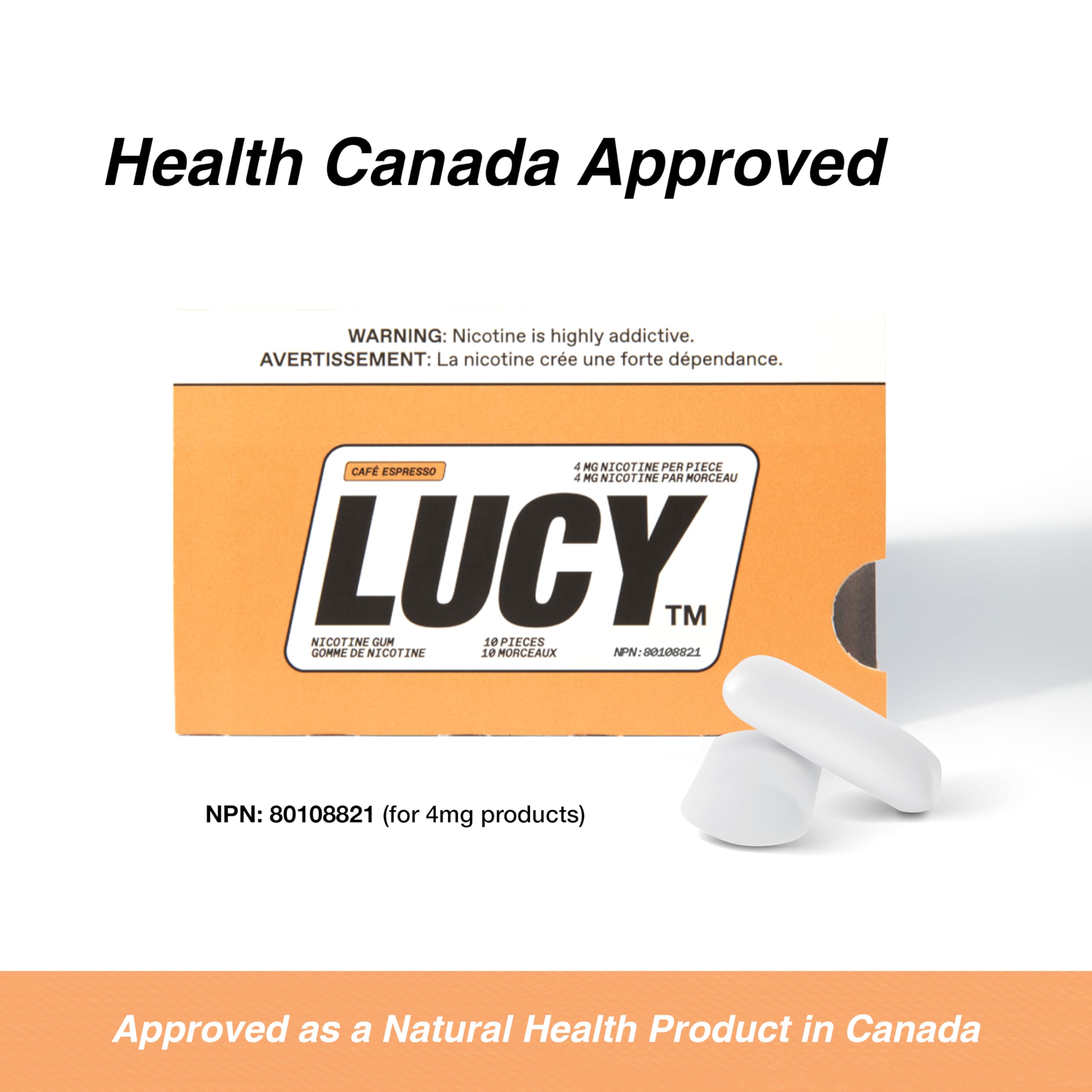 Discreet use of LUCY espresso gum in a social setting.