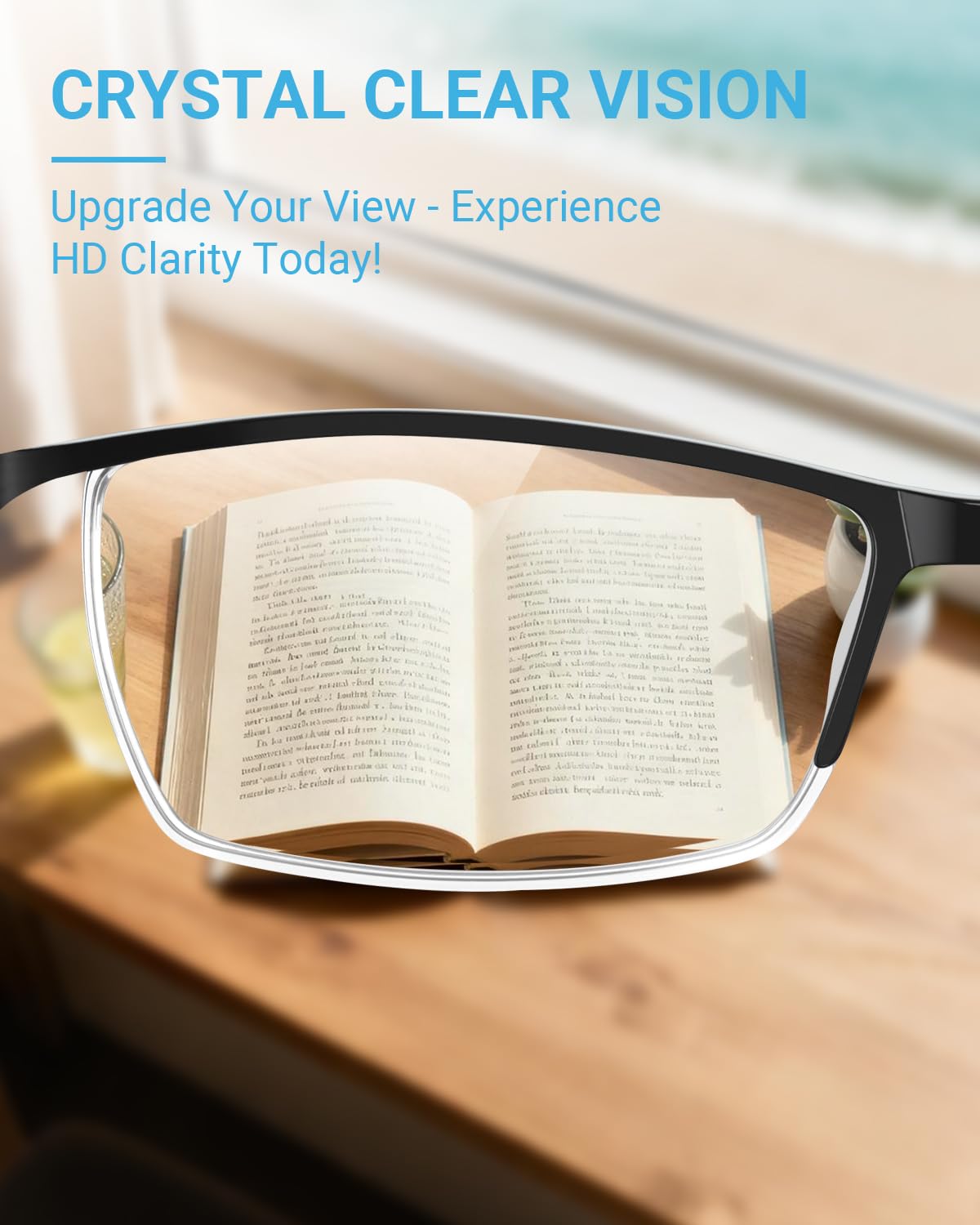 LUFF set used on desk with tablet for crisp reading