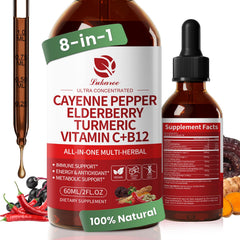 Lukaree Cayenne Pepper Drops bottle, berry flavor for daily wellness.
