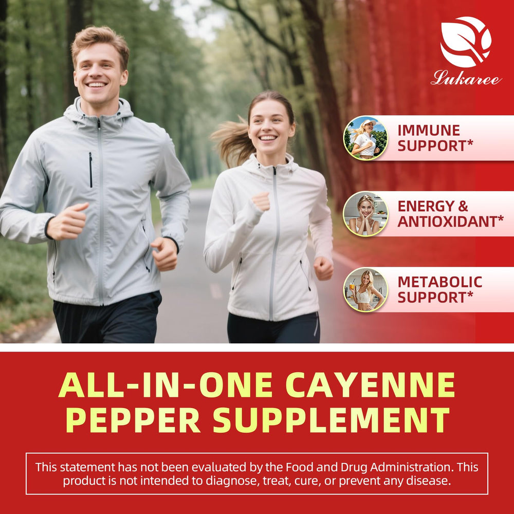 Lukaree Cayenne Pepper Drops dropper for precise, easy dosing.
