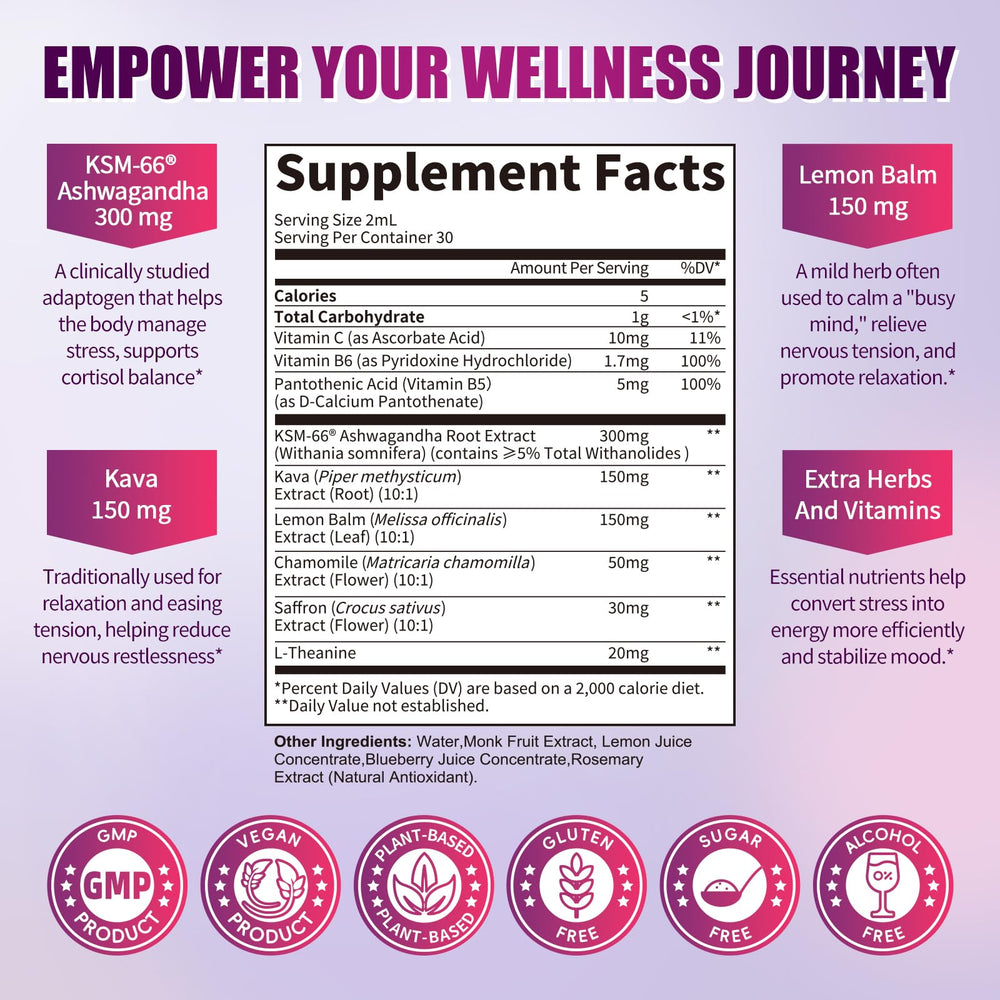 Liquid drops stirred into a cup of water for quick consumption.