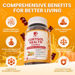 Lukaree Cortisol Gummies in hand for a calming moment.