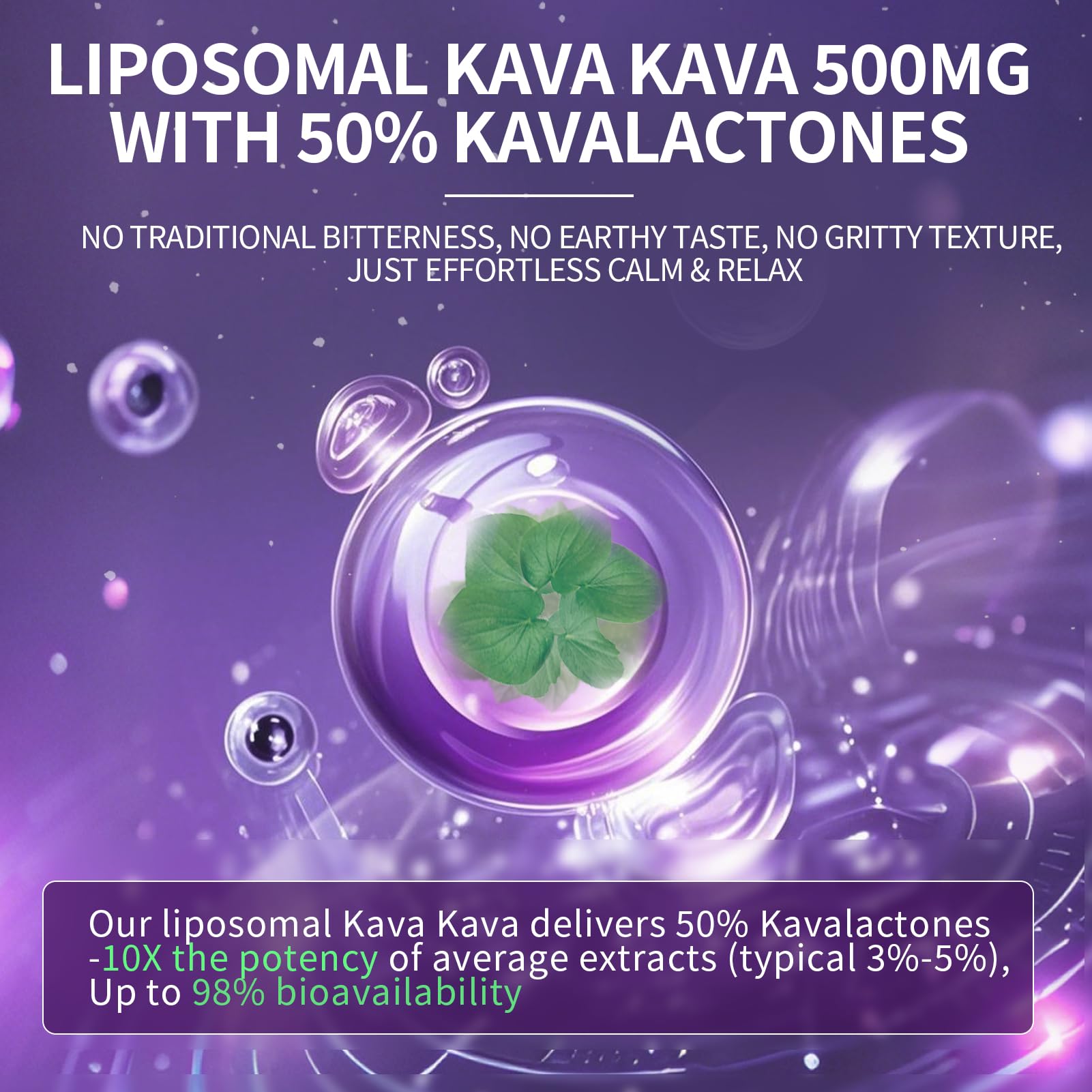 Lukaree Kava Kava capsules with L-Theanine 200mg label emphasizing mood support