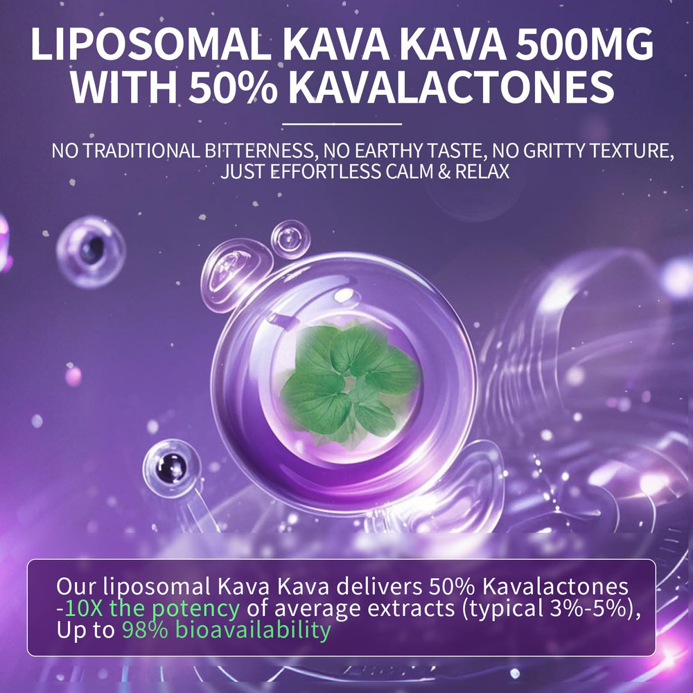 Lukaree Kava Kava capsules with L-Theanine 200mg label emphasizing mood support