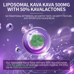Lukaree Kava Kava capsules with L-Theanine 200mg label emphasizing mood support