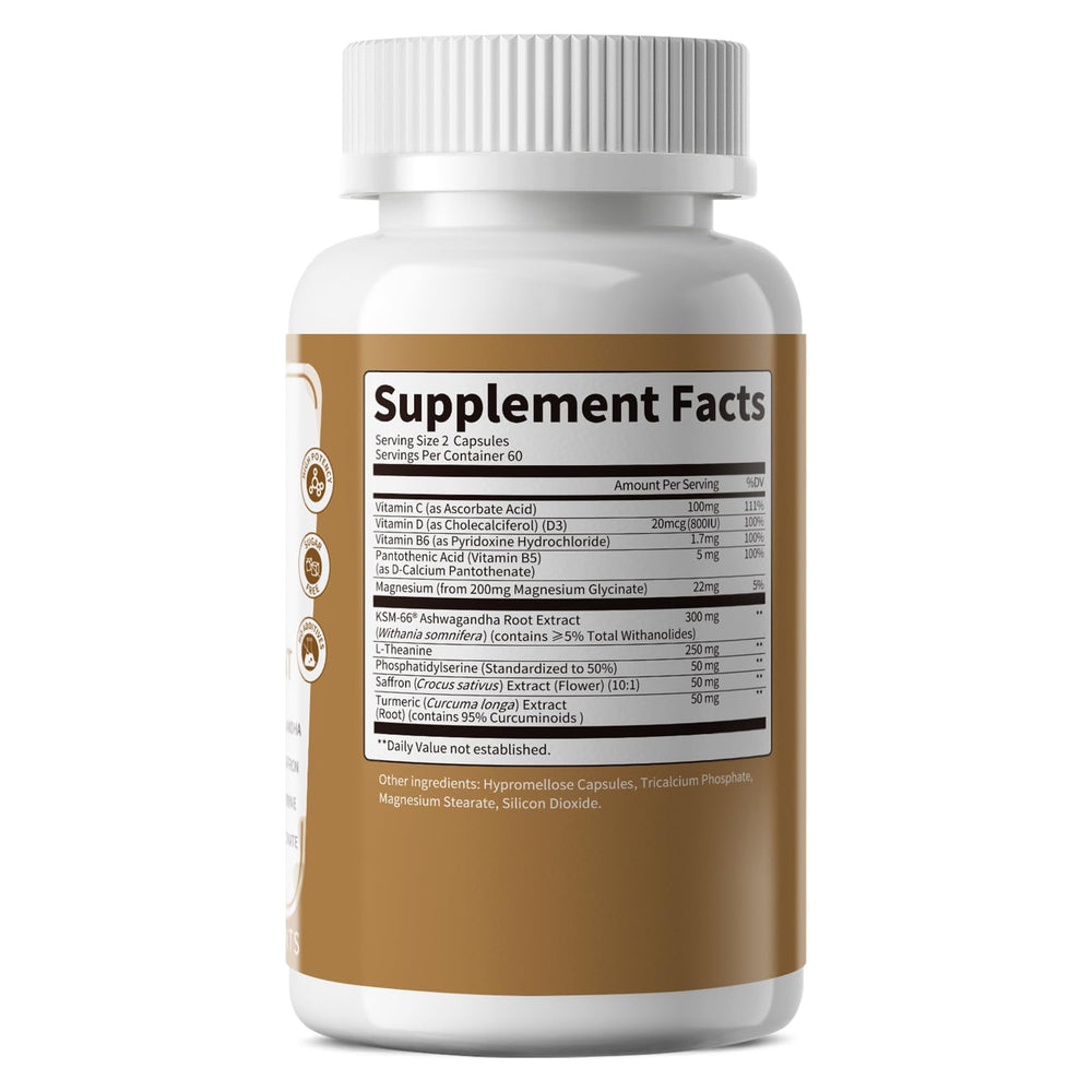 Lukaree turmeric capsules close-up for natural support and vitality.