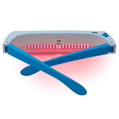 Lukirch red light glasses 670nm for visual wellness during screen time.