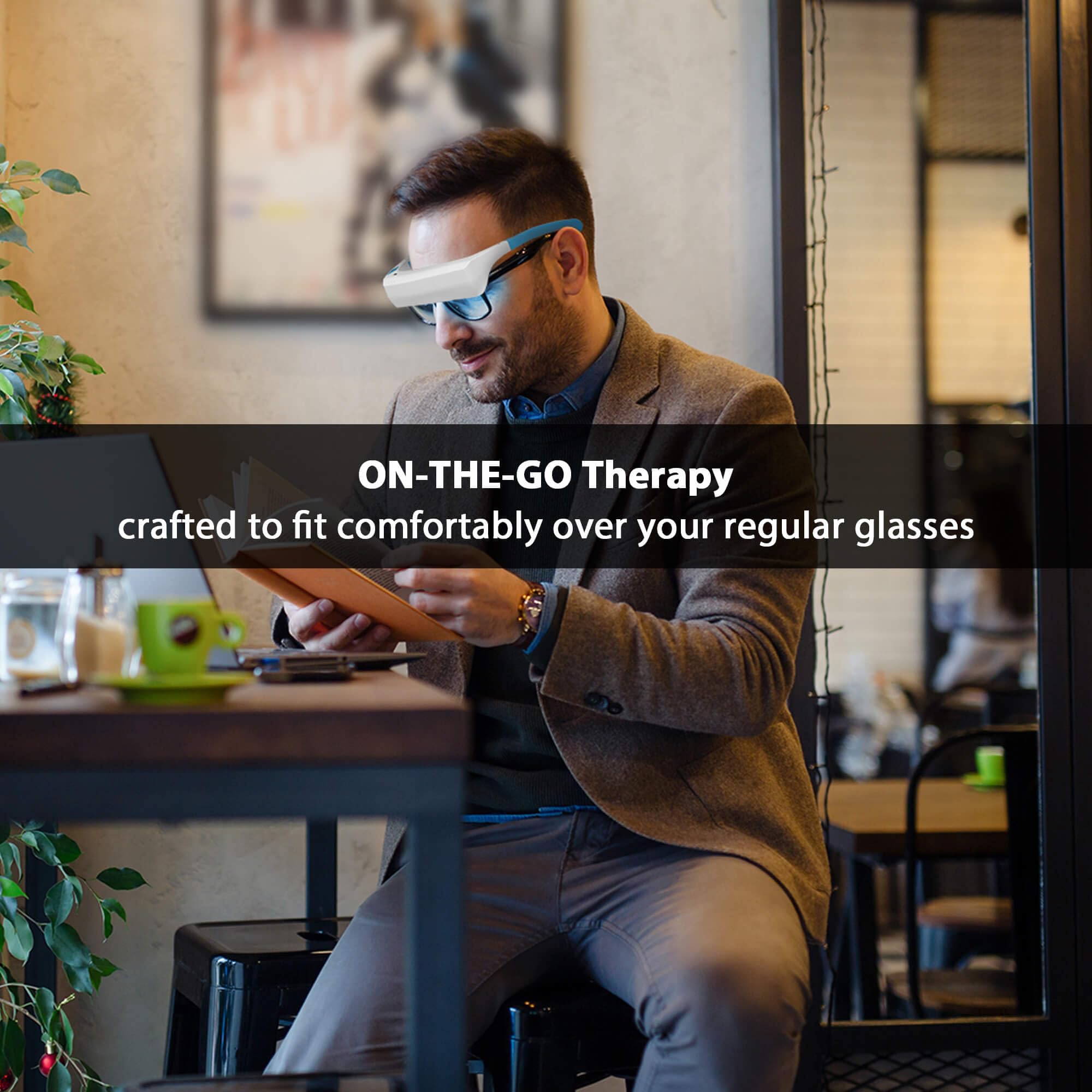 Lukirch wearable glasses for relaxing reading or screen time.