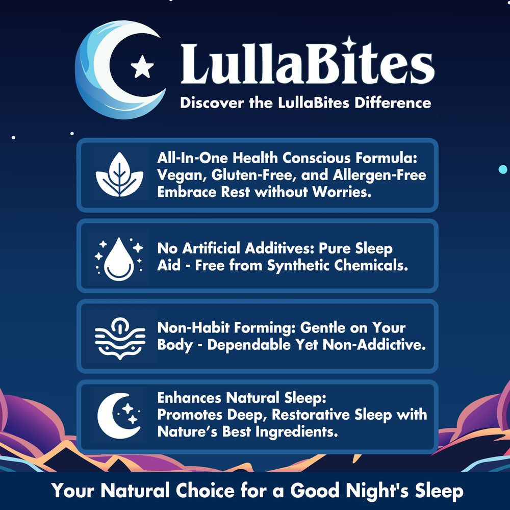 Strawberry flavor gummies provide pleasant taste during a nighttime routine.
