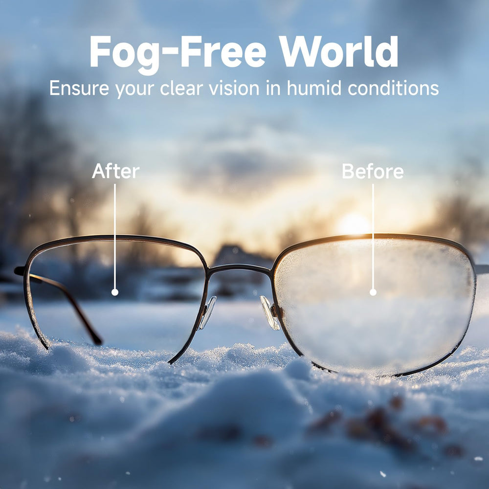 LULUMONSTER wipes clean glass lenses quickly.