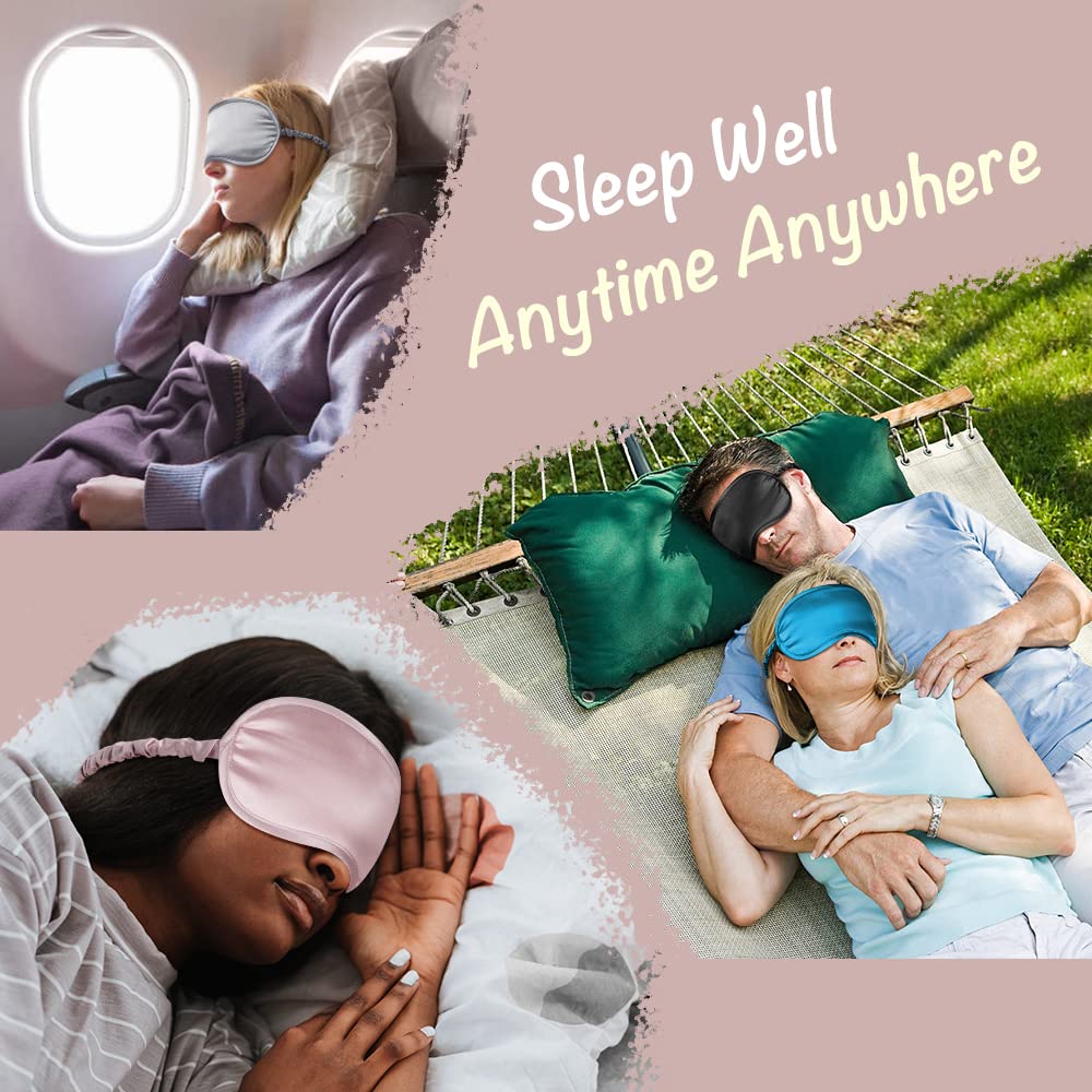LULUSILK side-sleeper friendly mask design that stays in place
