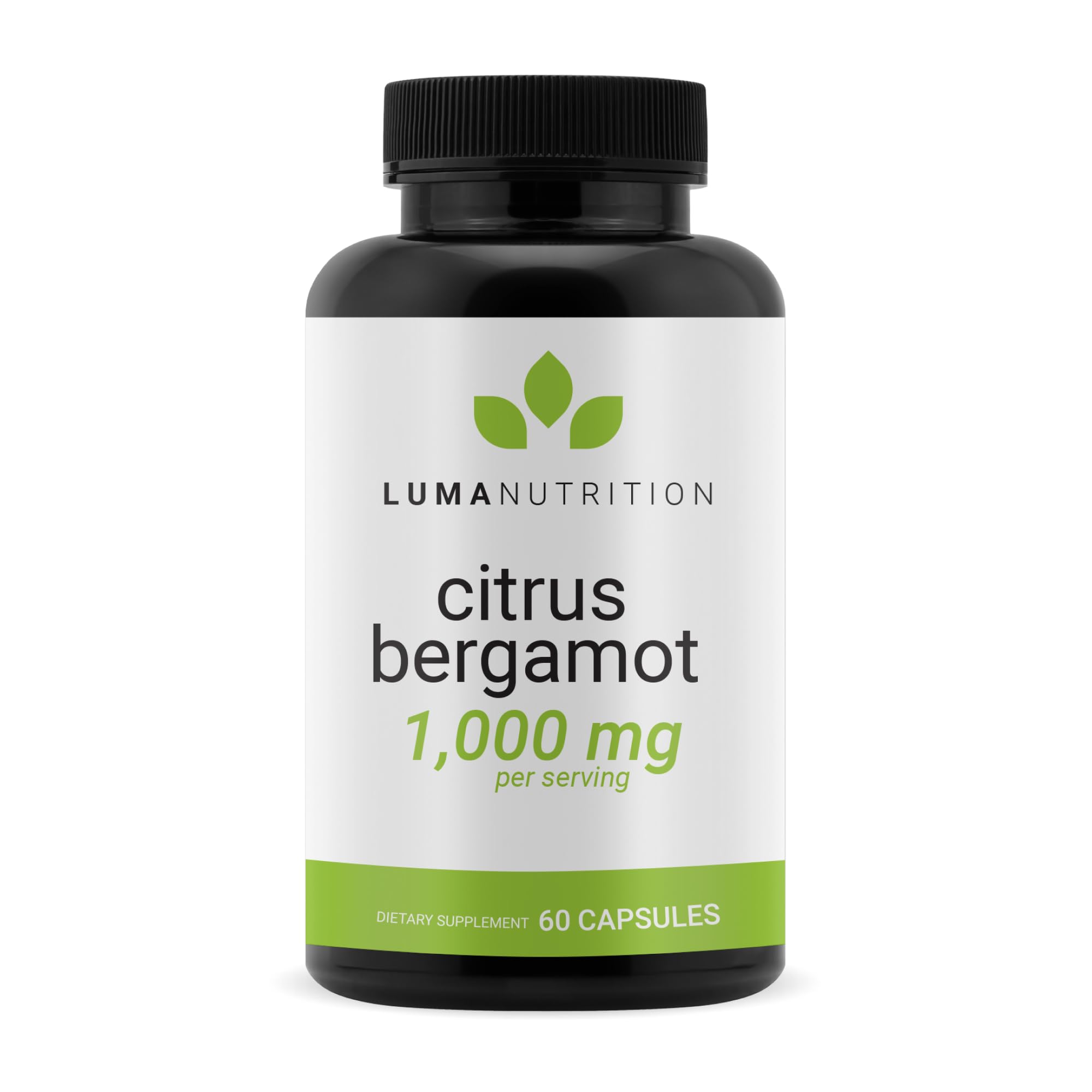 Luma Nutrition Citrus Bergamot 1000mg bottle for daily wellness.