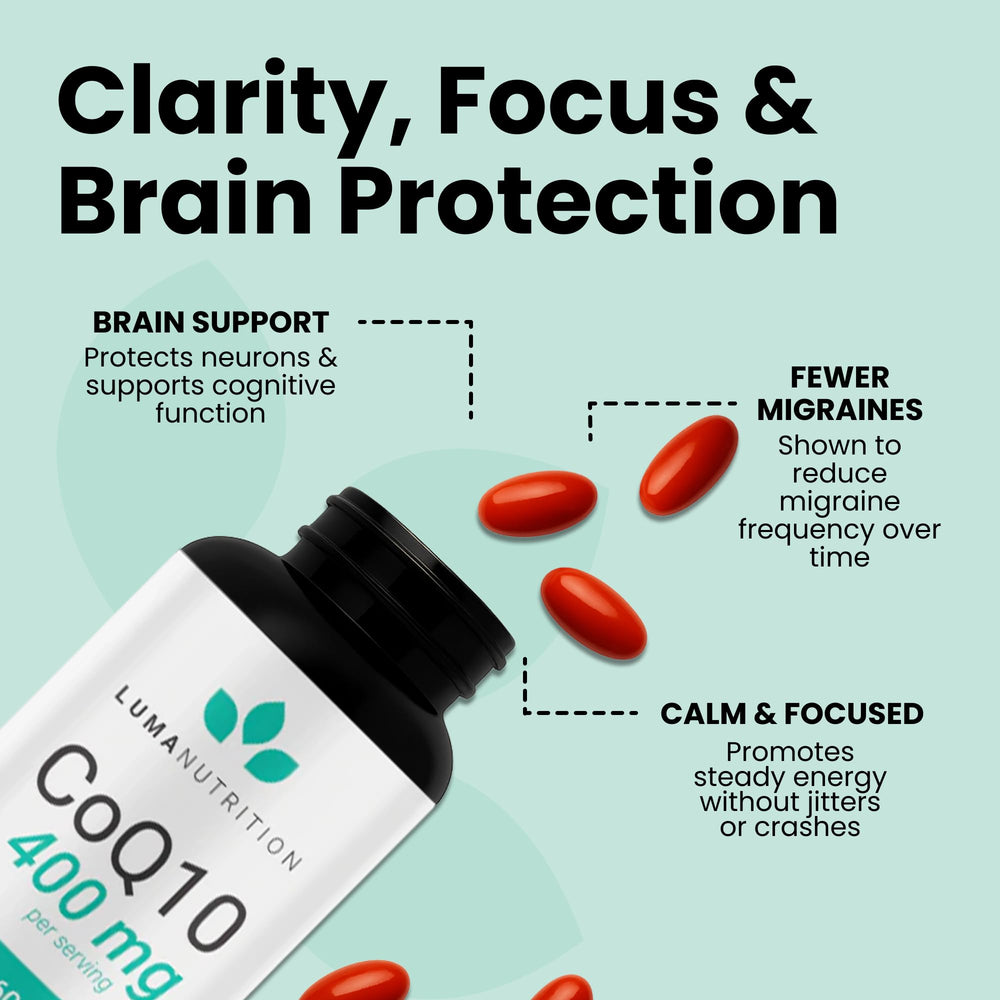 Luma Nutrition CoQ10 made in USA manufacturing scene reinforces safety and quality.