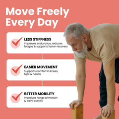 Luma Nutrition capsules closeup for daily mobility support