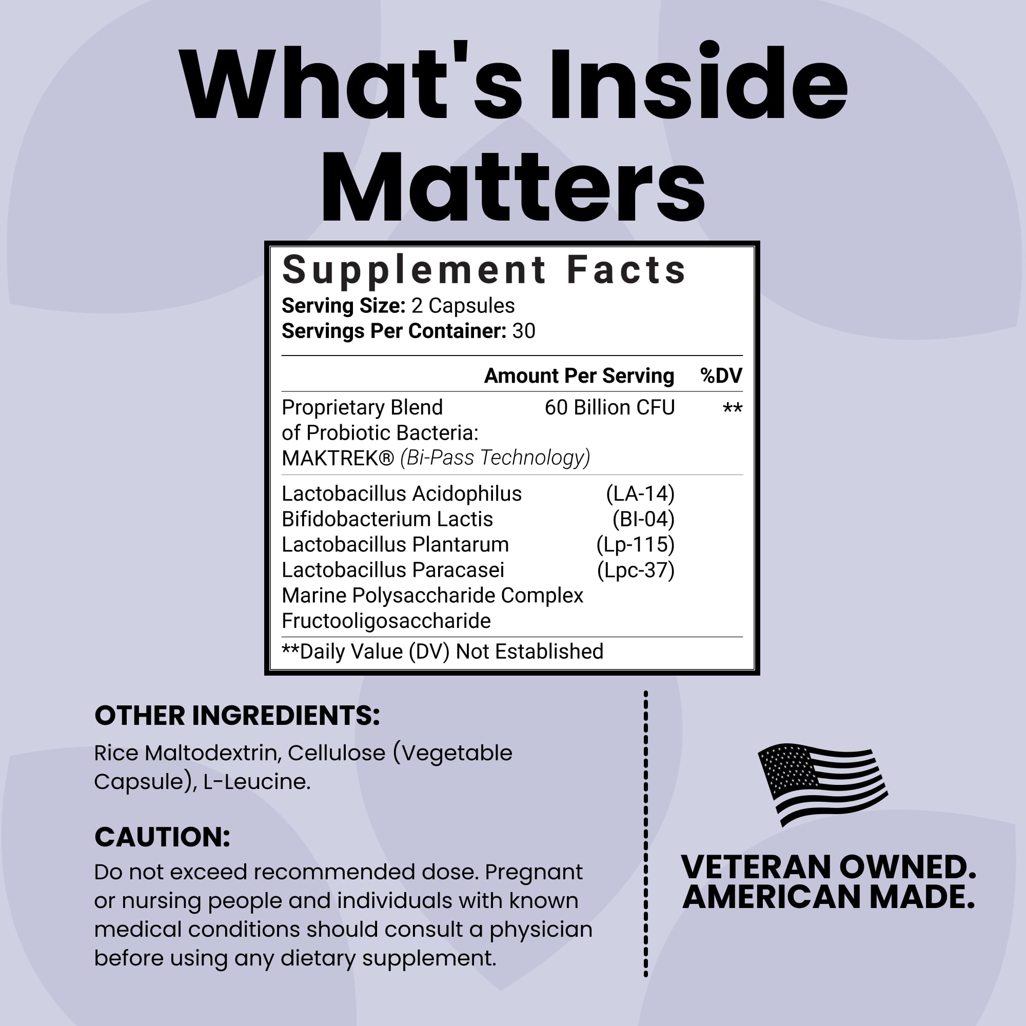 Luma Nutrition Probiotics capsules ready for daily routine to support gut health