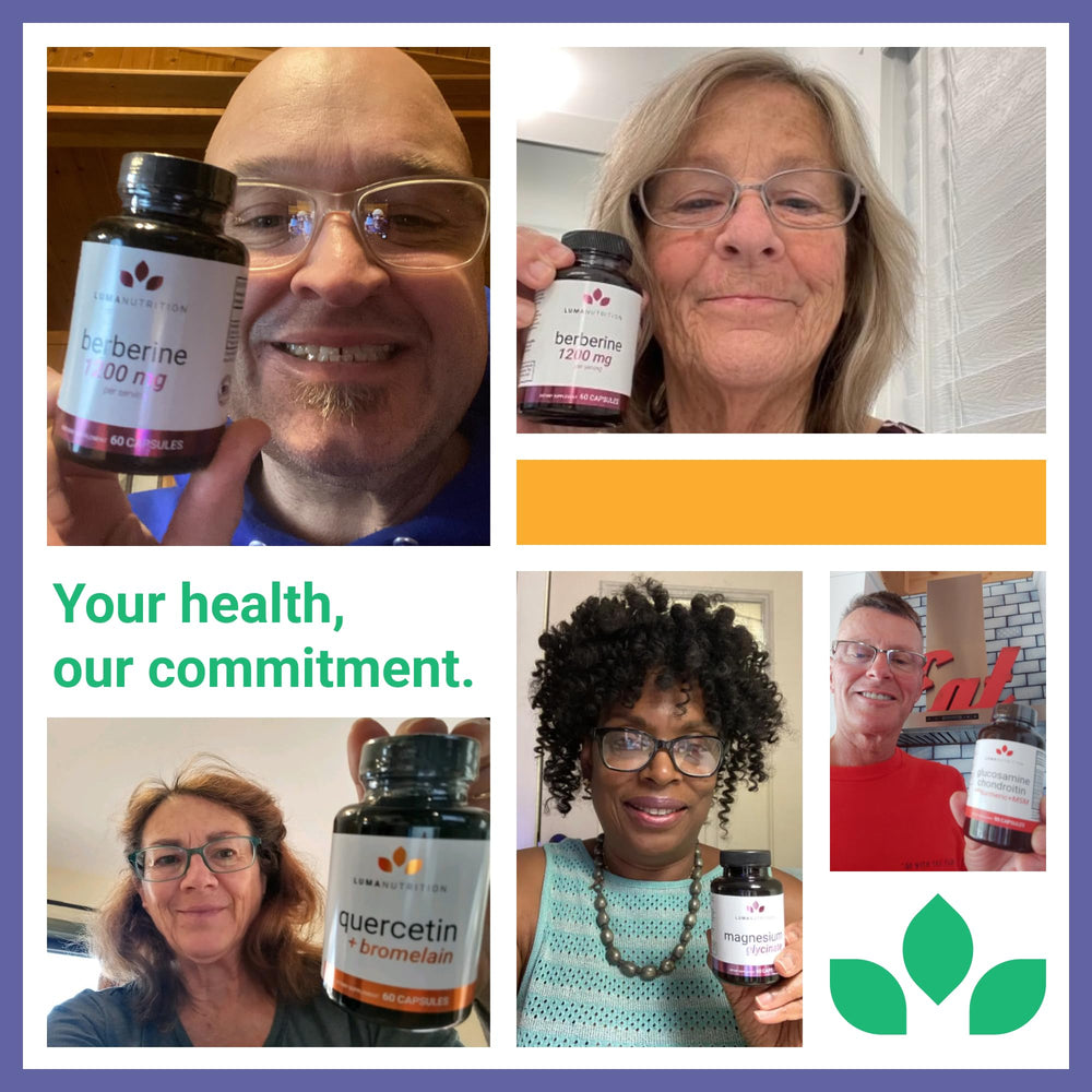 Luma Nutrition Probiotics vegan and gluten-free seal on packaging