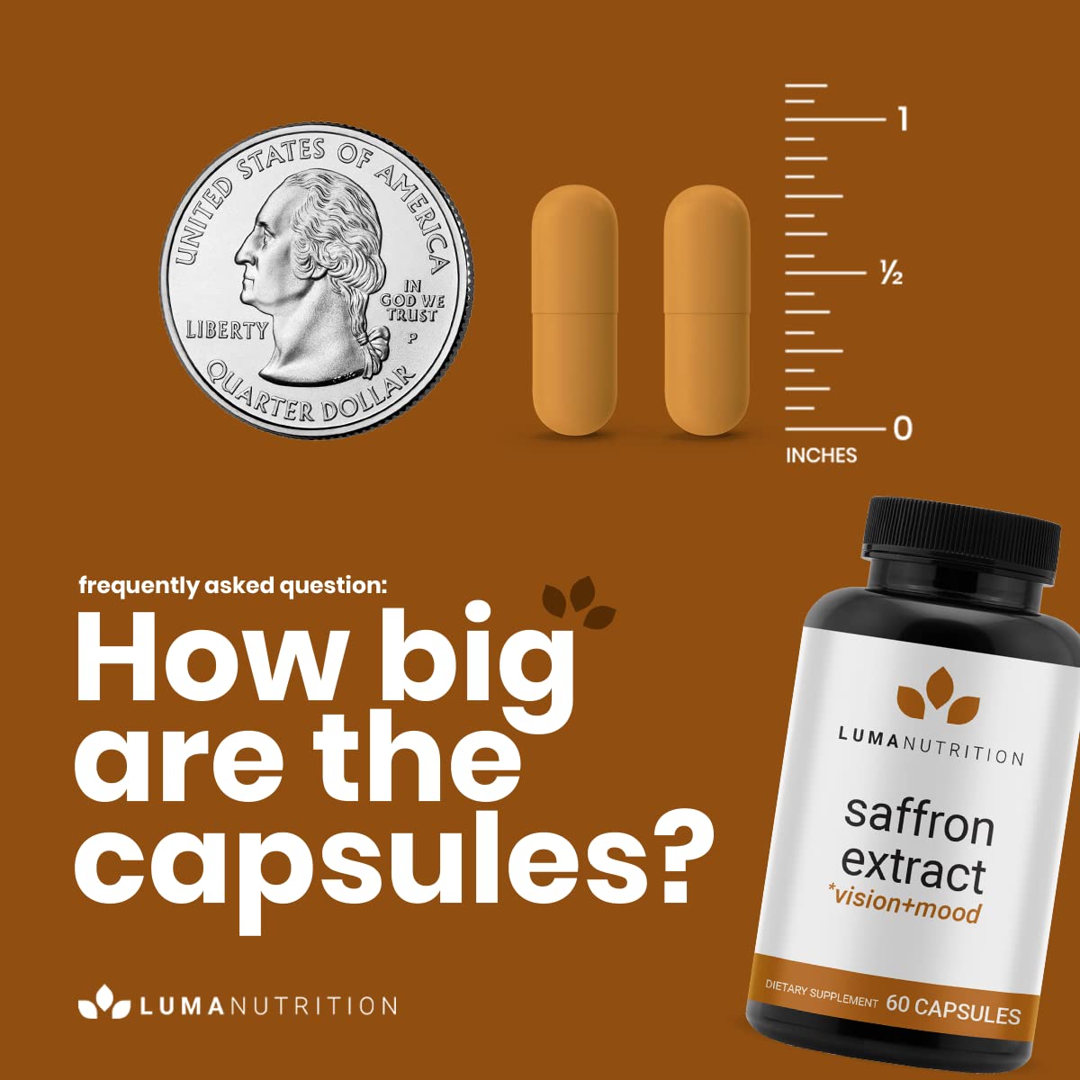 USA-made saffron capsules from a veteran-owned brand