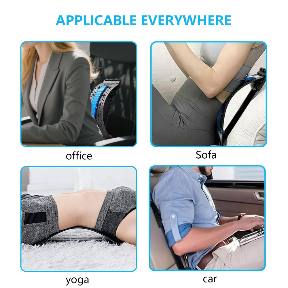 Lumbar Support Board travel-ready portable design for on-the-go stretches