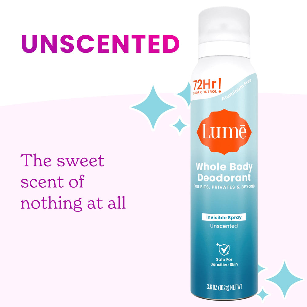 Lume skin loving ingredients closeup signaling gentle areas on skin