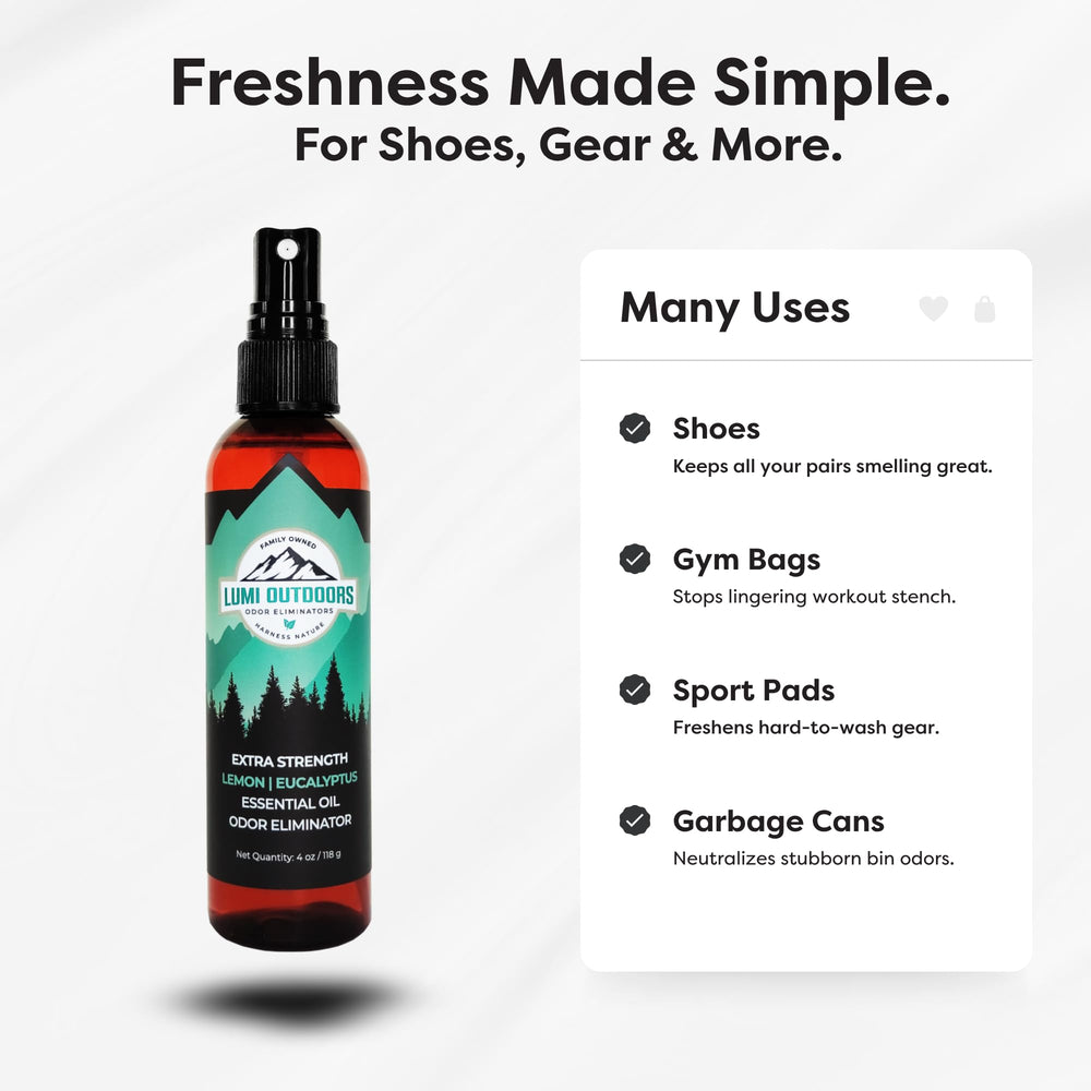 Lumi Outdoors boxing glove deodorizer eliminates lingering sports odors between sessions