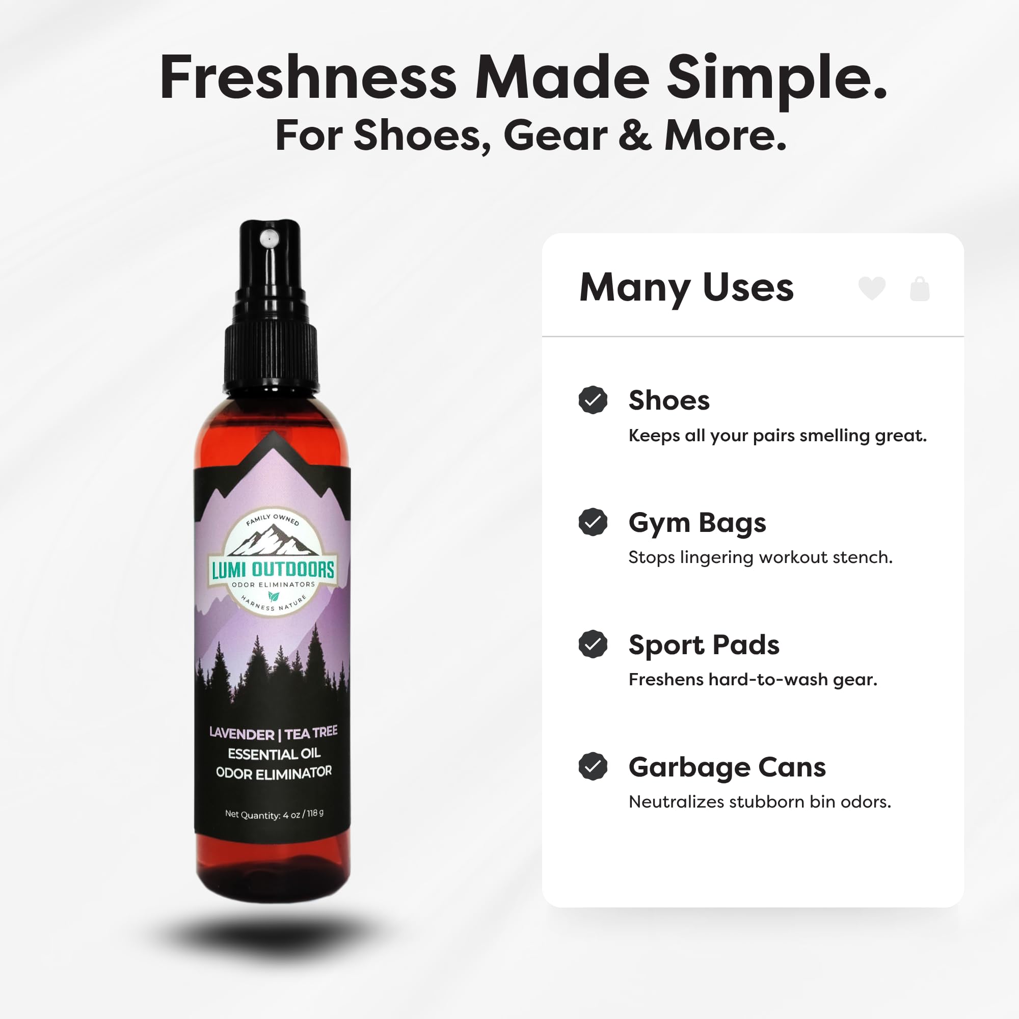 Family-owned Lumi Outdoors branding highlighting Utah origins.