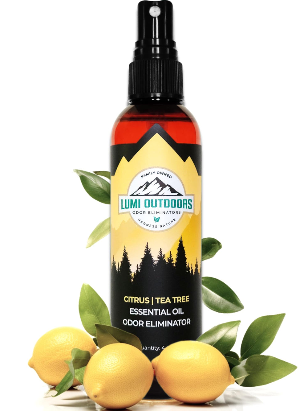 Lumi Outdoors natural shoe deodorizer spray keeps footwear smelling fresh.