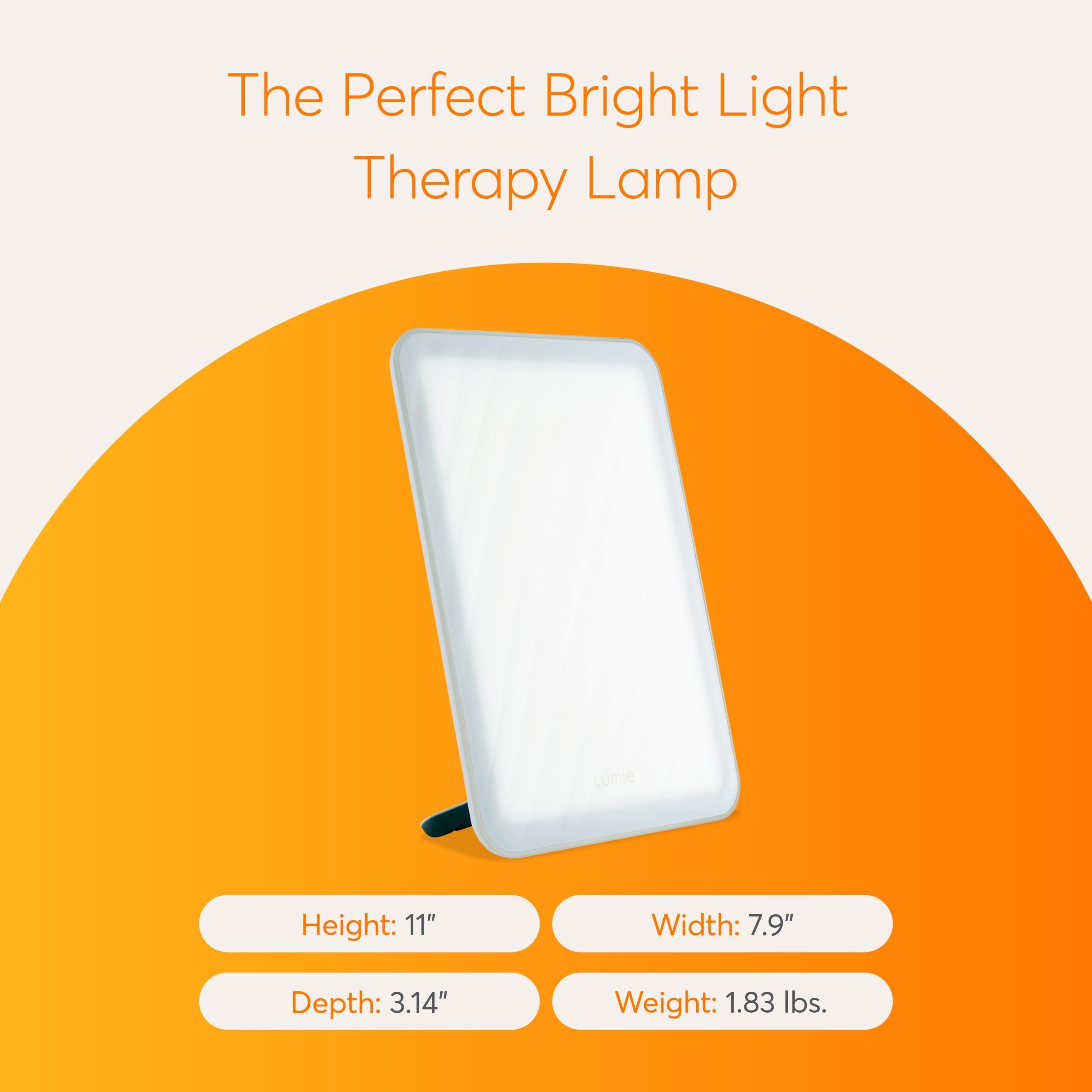Lumie Vitamin L landscape orientation for wider coverage