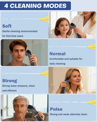 Lumiflexa four water-pressure modes offering personalized comfort during use.