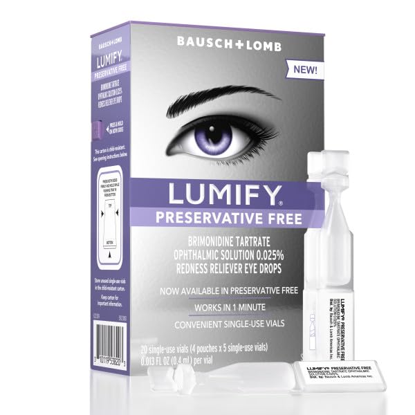 LUMIFY branding from Bausch & Lomb signals trusted eye care