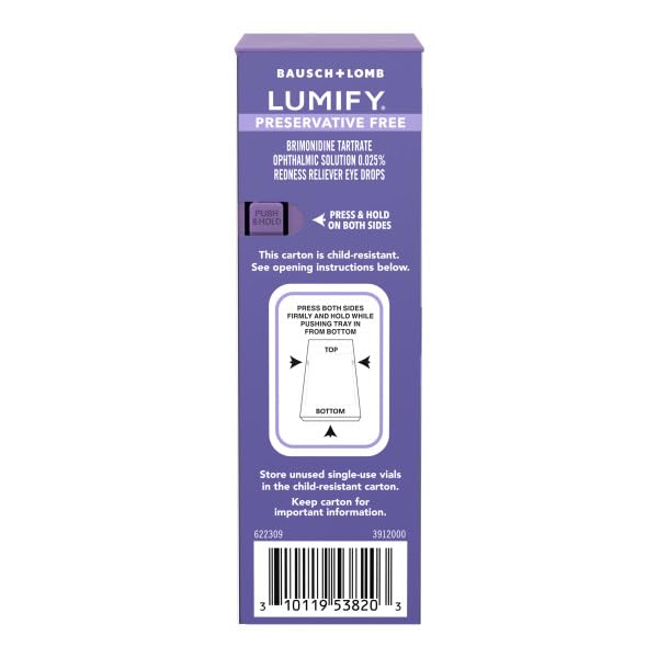 LUMIFY single-use vials close-up for hygienic, convenient application