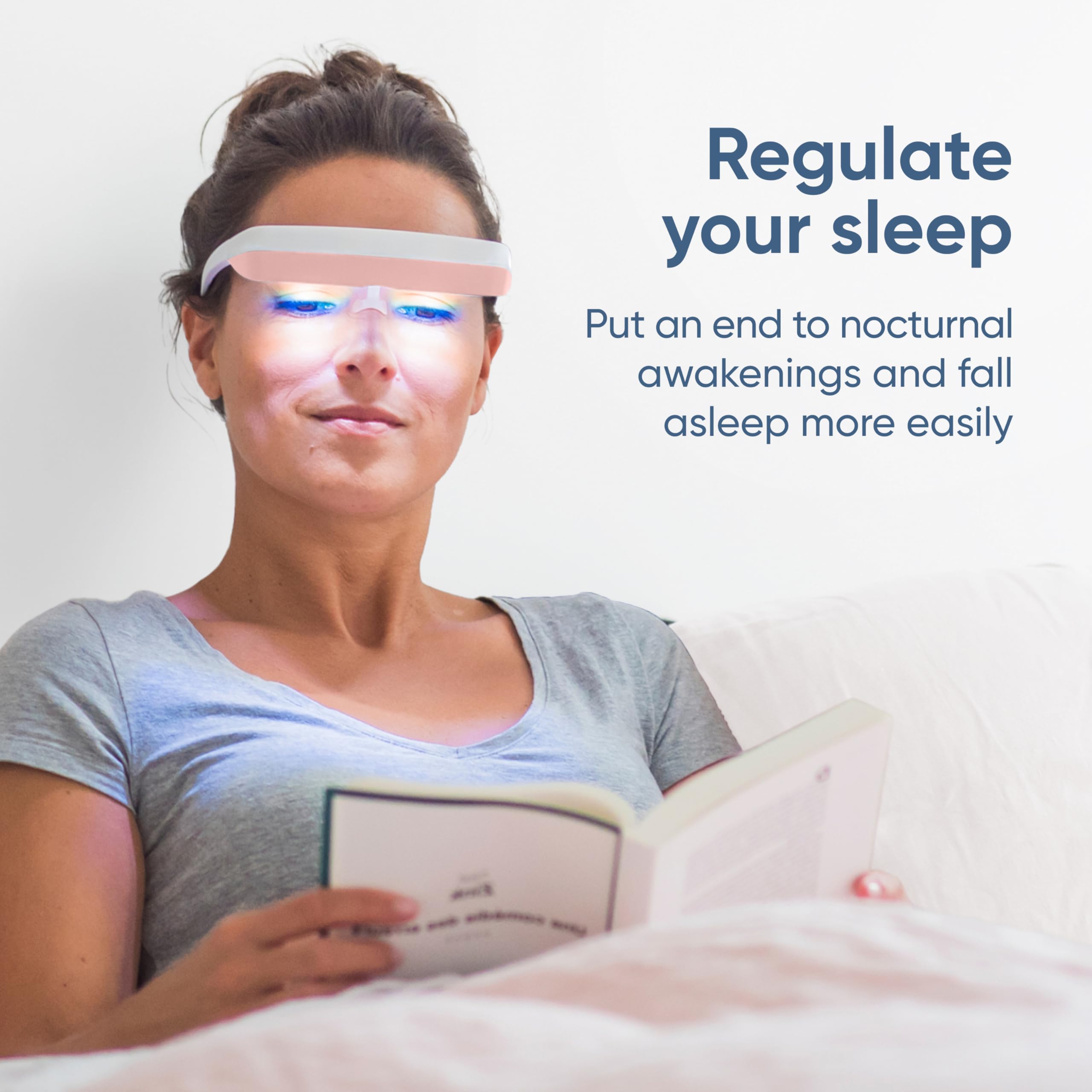 Luminette 3 glasses charging via micro-USB for on-the-go use