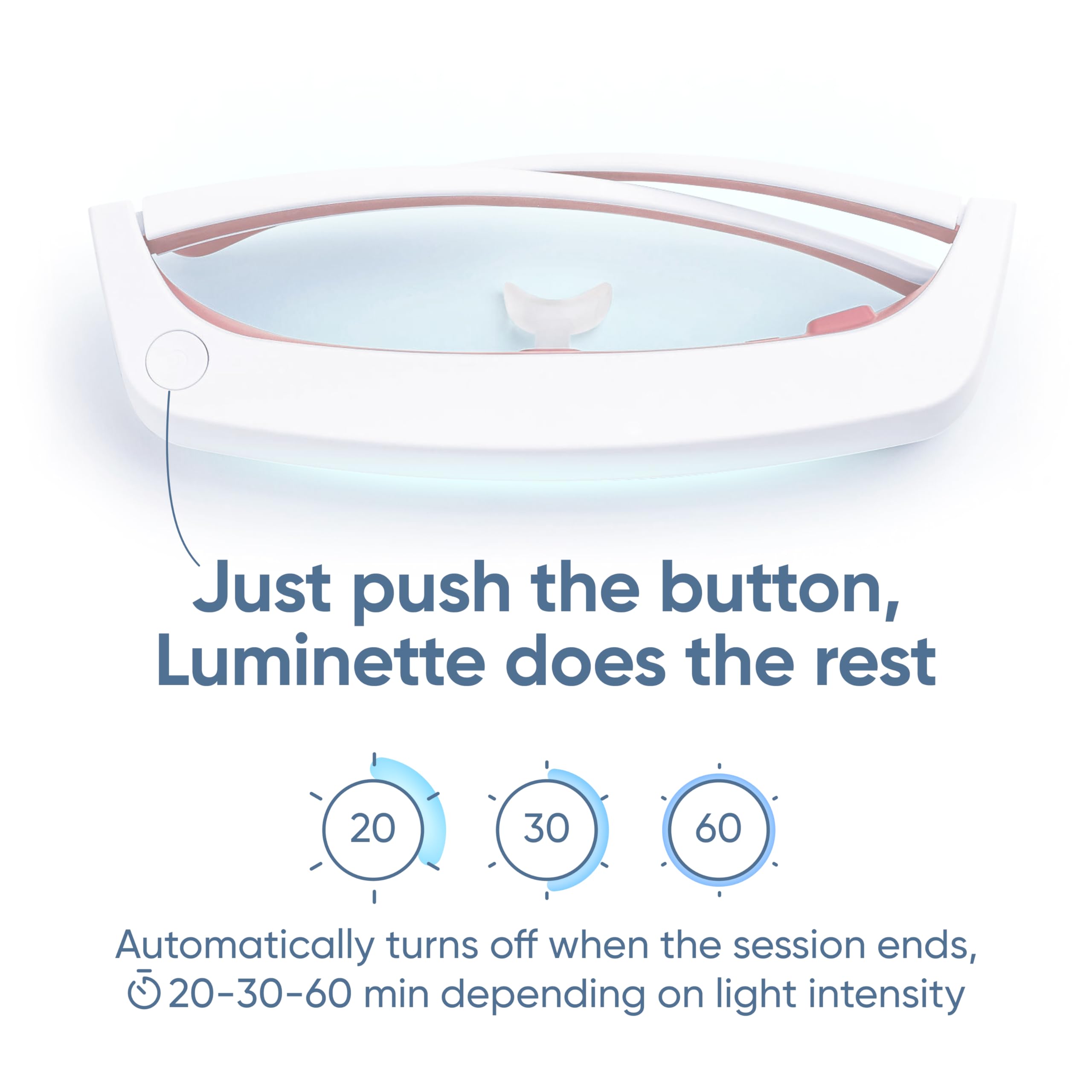 Luminette 3 travel-ready case with accessories for portability