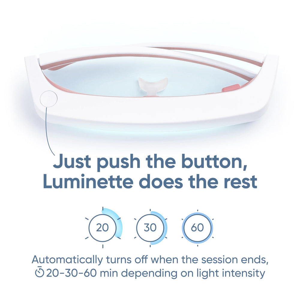 Luminette 3 travel-ready case with accessories for portability