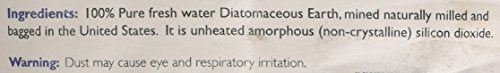Lumino Home packaging image shows diatomaceous earth for easy measuring and storage.
