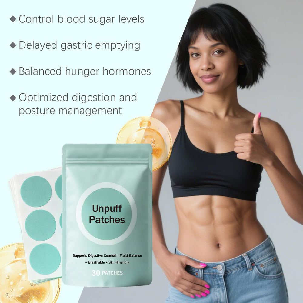 Lumzist Unpuff Patches ingredients close-up highlighting natural plant extracts.