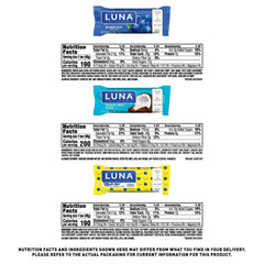 Luna Bar close-up shows light, crispy texture with creamy coating.