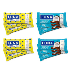 Luna Bar Chocolate Dipped Coconut with creamy coating for a satisfying gluten-free snack