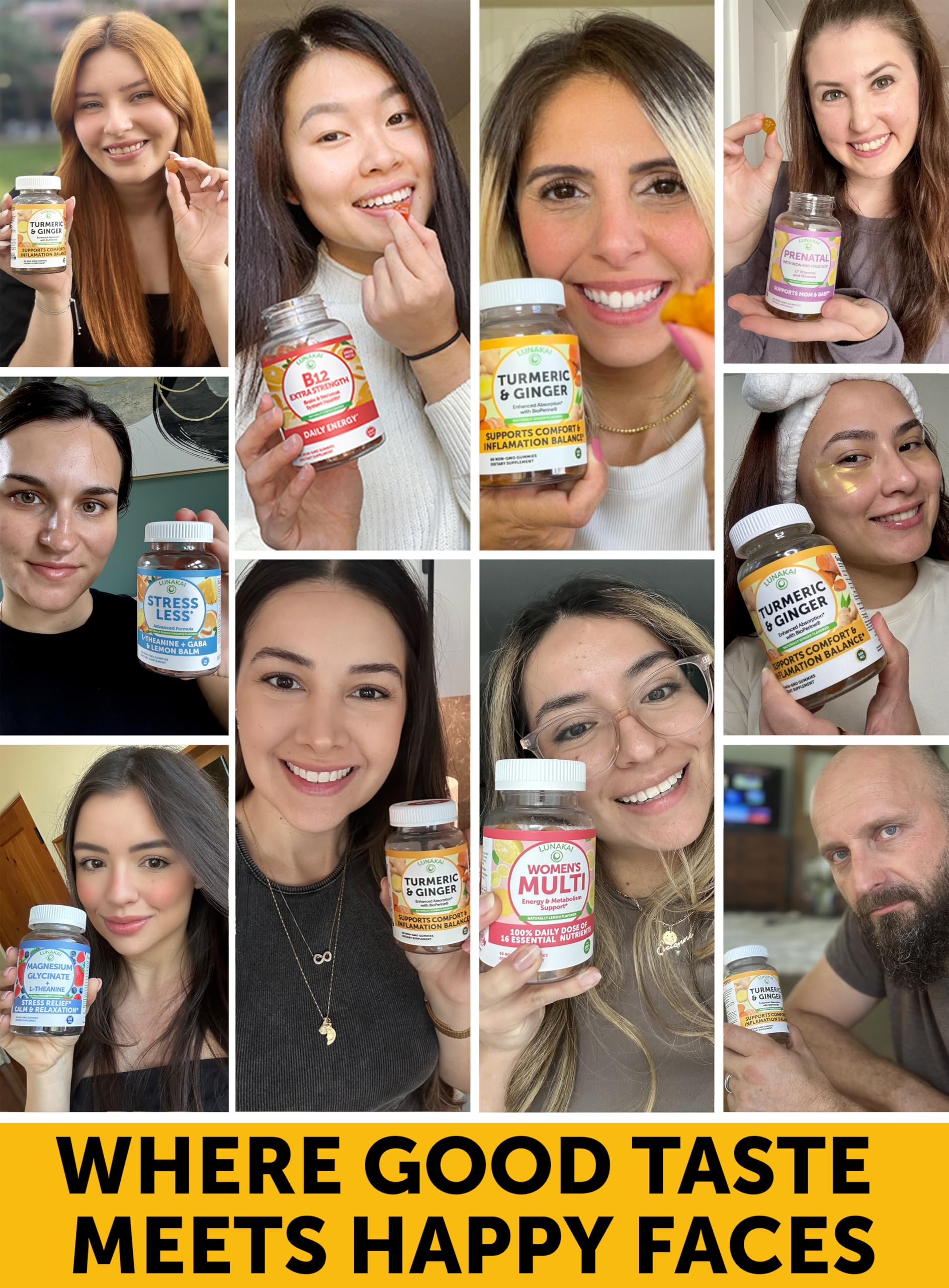 Lunakai gummies texture closeup reveals chewy, tasty chews ideal for daily use