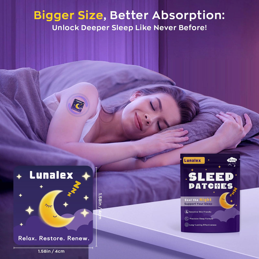 Lunalex lavender and valerian formula for calming sensation.