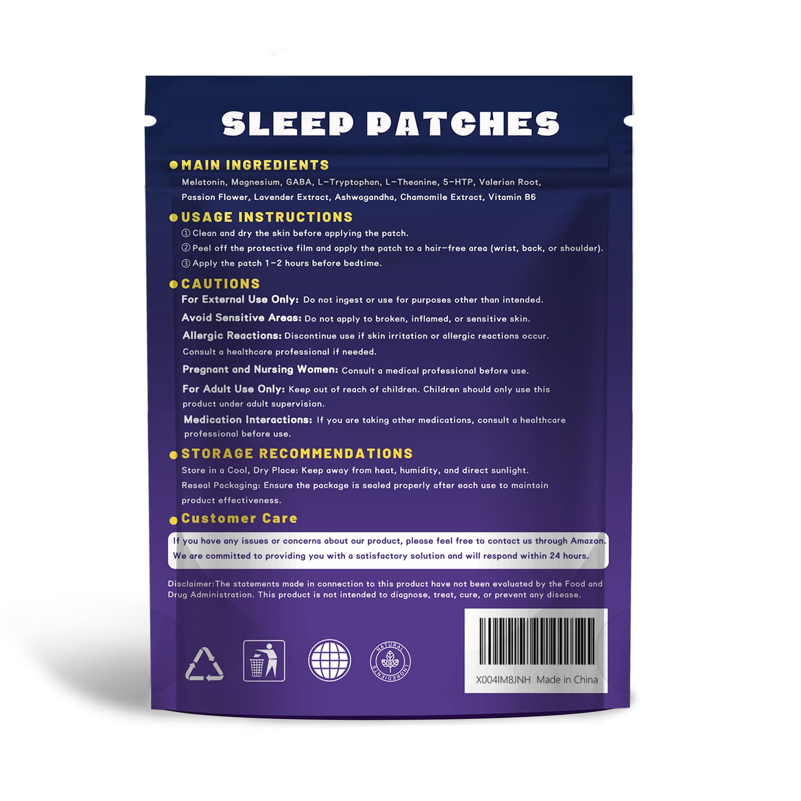 Travel-ready Lunalex sleep patch kit for on-the-go nighttime comfort