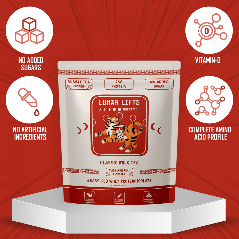 Lunar Lifts Nutrition low-calorie serving fits lean nutrition goals.