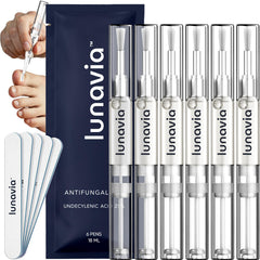 Lunavia Antifungal Pen twist-pen in action for precise, mess-free application.