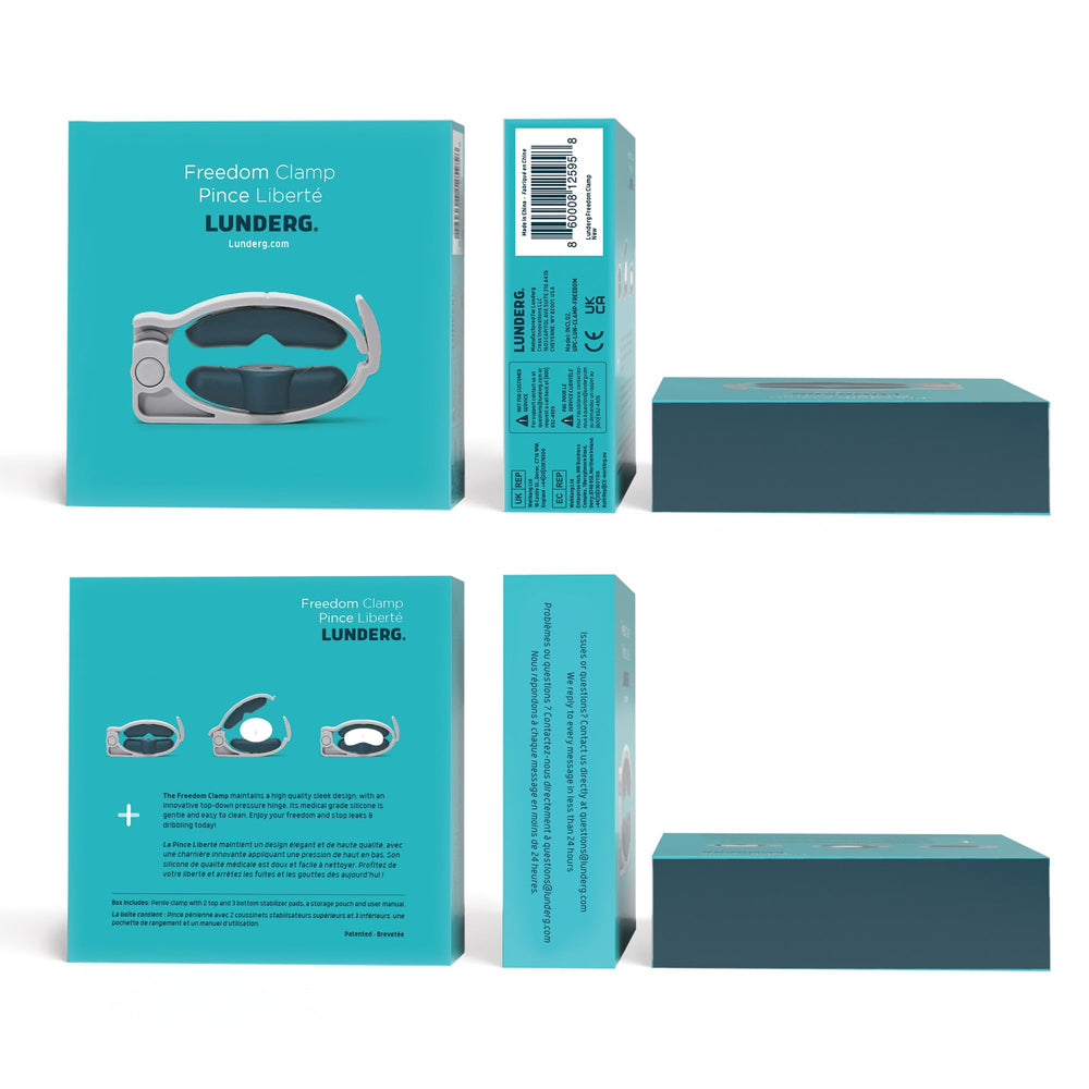 Lunderg Freedom Clamp travel bag and discreet packaging for privacy