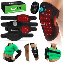 Lunix LX19 knee strap for targeted red light therapy on knees