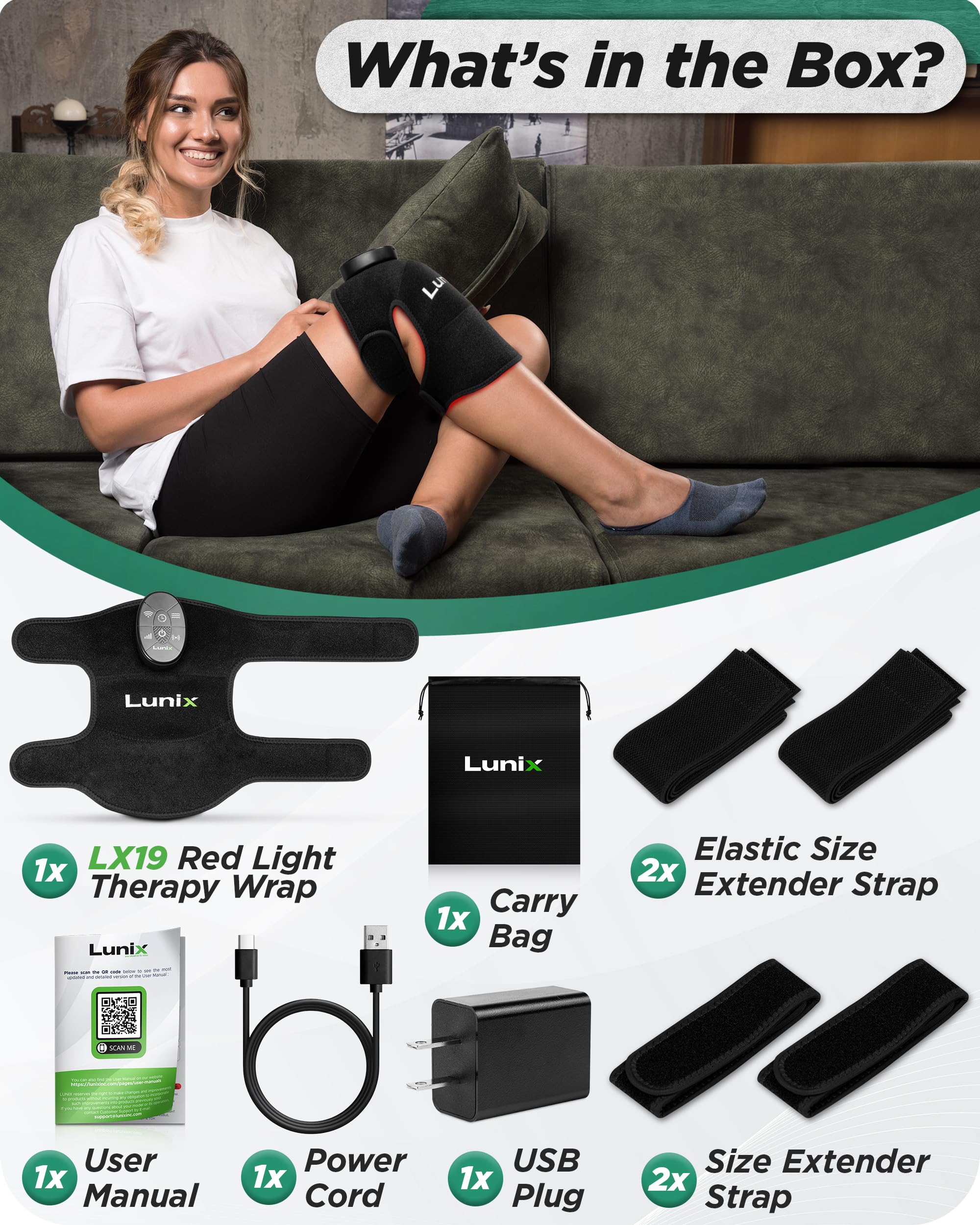Lunix LX19 rechargeable battery enables cordless therapy on the go