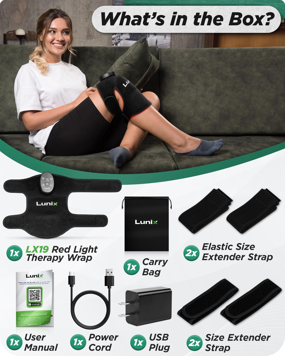 Lunix LX19 rechargeable battery enables cordless therapy on the go