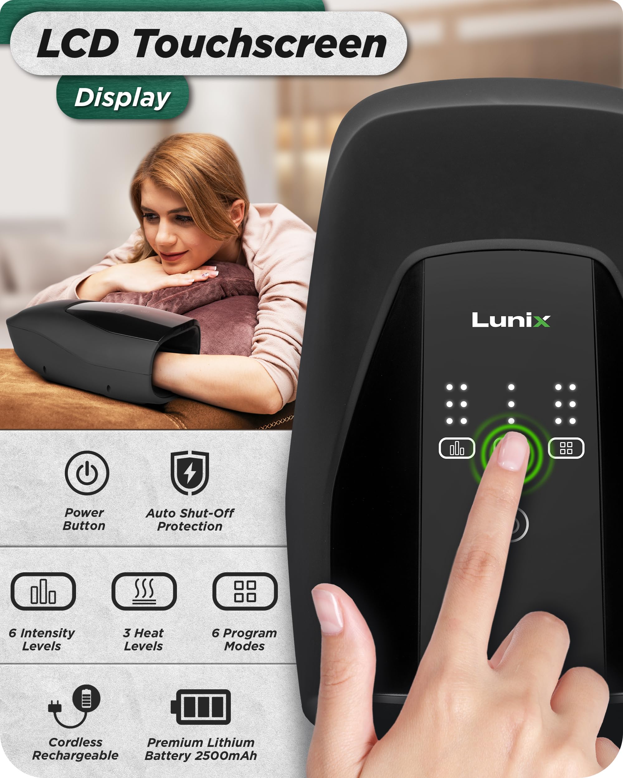 Lunix LX29 compact storage case for easy travel and on-the-go relief.