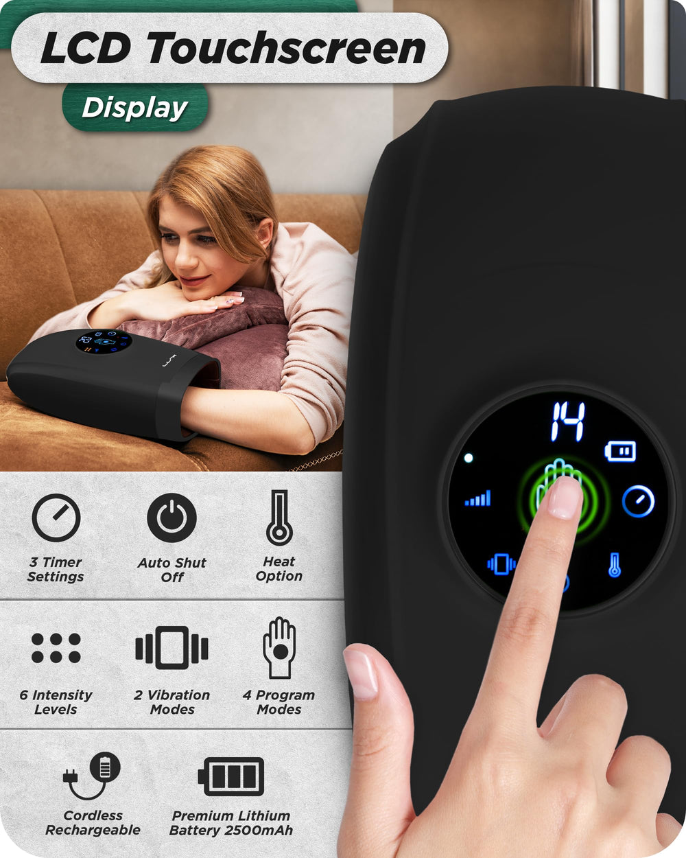 Lunix LX7 lcd-touchscreen-interface simplifies customization