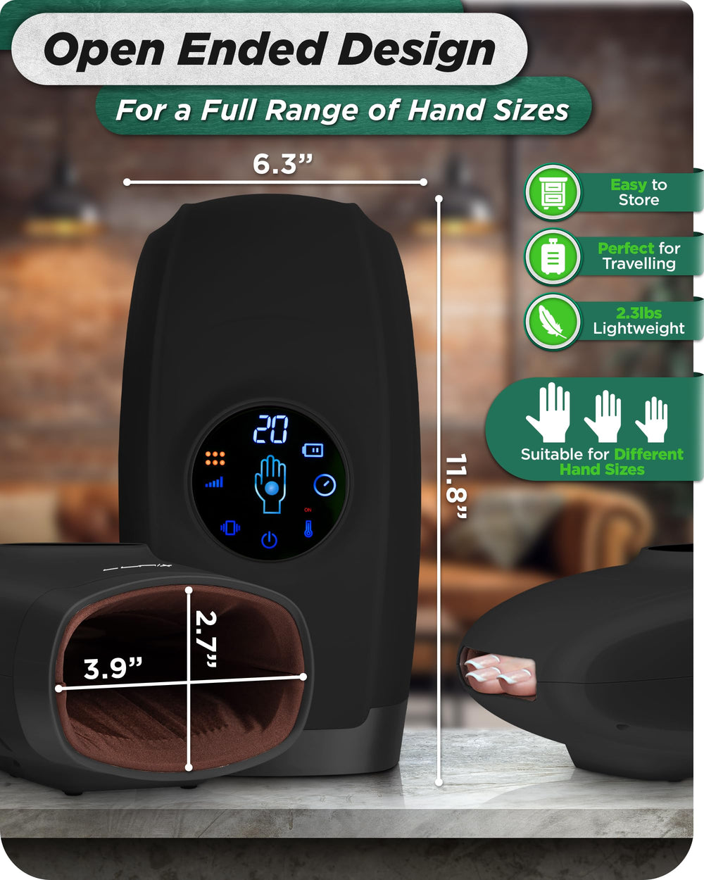 Lunix LX7 warmth-107f-therapy delivers gentle heat