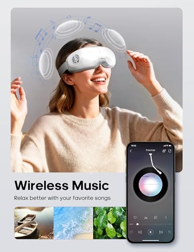 Lupow Eye Massager with adjustable strap for a secure fit
